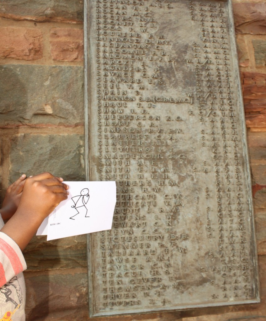 Elyx in South Africa - Picture 2 - Elyx visits the Wall of Remembrance